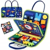 MTA SENSORY BOARD Montessori dinozauras, 3D manipuliacinė knyga vaikams