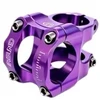 MTB CNC aliuminio dviračio kotas 31,8x28,6 mm, vientisas, patvarus, violetinis