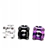 MTB CNC aliuminio dviračio kotas 31,8x28,6 mm, vientisas, patvarus, violetinis