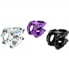 MTB CNC aliuminio dviračio kotas 31,8x28,6 mm, vientisas, patvarus, violetinis