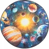 Multi Decor Dywan dzięcięcy apvalus Print 3D Planety śr. 80 cm