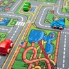 Multi Decor Vaikiškos kiliminės gatvės 150x200 miesto miestelio darželių mokyklų gatvės