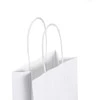 Multipack Popierinis maišelis suvytomis rankenomis buteliui 140x80x390mm rudas