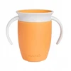 Munchkin Miracle 360° treniruočių puodelis su rankenėlėmis, oranžinis, 207 ml