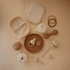 Mushie pietų dėžutė su skyriais Ivory, balta