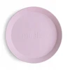 Mushie Round vaikiškos lėkštės 2 vnt. Soft Lilac