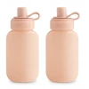 Mushie Silicone Mousse Pouches – 2 pakuotės – BLUSH