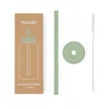 MUUKI buteliuko šiaudelis 720 ml Lounge Straw+ CAP Sidabrinis SAGE