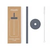 Muuki buteliuko šiaudelis 720 ml Lounge Straw + Cap Smoke Pilkas