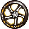 Muuwmi Aliuminio Scooter Deluxe skrejritenis 205 mm zelta AU 550
