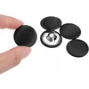 MYGTUKAI 10 Vnt. 25 mm APVALIOJO METALO SIUVIMO DEKORACINIS ANTRACITO AUDINIS