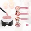 NAGAS KLIJAI 15ml GLITTER GEL TIPS CRYSTAL DIRBTINĖS SKULPTŪROS 3D