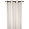 Naktinė užuolaida NELSON, su žiedais, baltos sp., 135 x 240 cm, 100 % PES