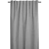 Naktinė užuolaida PORTLAND PAN RUFLETTE, su juosta, pilkos sp., 135 x 250 cm, 100 % PES