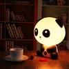 NAKTINIS LEMPAS VAIKAMS BERNIUKAI MERGAITĖS PANDA ANT STALO DOVANA 3D meškiukas