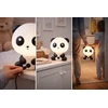 NAKTINIS LEMPAS VAIKAMS BERNIUKAI MERGAITĖS PANDA ANT STALO DOVANA 3D meškiukas