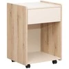 Fotelis Home4You Naktinis staliukas LESTER 43x40xH64cm Melaminas