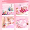 Bez Marki NANO JUOSTOS RINKINYS BUBULĖLIŲ PŪTIMO DIY Blow Bubble Dvipusis