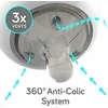 Nanobebe Flexy Silicone buteliukai kūdikiams 150 ml x 3 vnt