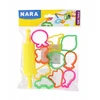 Nara Formelių rinkinys pjaustymui iš plastilino "Vaisiai" 10 vnt. + volelis