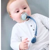 NATTOU SILICONE RIBBON PENDANT čiulptuko grandinėlė su segtuku MINT