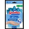 Latekso pirštinės Spontex Optimal, M, mėlyna, 1 pora