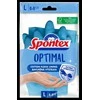 Natūralaus latekso pirštinės Spontex Optimal, L, 1 pora