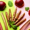 Naturalnie Zdrowi RABARBARŲ RINKINIAI su natūraliu liuteinu ir šiek tiek mėtų 50 g Natūraliai sveika