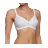 NATURANA 5089 BRA be virvelių, medvilnė maitinimui, balta 100B