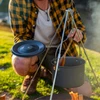 Naturehike NEŠIMASIS TURISTINIS PUODAS SU dangteliu 21cm 4000ml 1-6 ŽMONĖMS