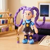Nauja, žavinga pliušinė lėlė talismanas iš serijos „Funtime 5“ (Lily Lovebraids)