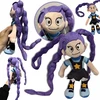 Nauja, žavinga pliušinė lėlė talismanas iš serijos „Funtime 5“ (Lily Lovebraids)