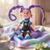 Nauja, žavinga pliušinė lėlė talismanas iš serijos „Funtime 5“ (Lily Lovebraids)