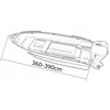 Nava Group Dangtis brezento dangtis žvejybinei valčiai 210g 360-390cm