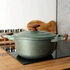 Nava Puodas granitas su dangčiu OMEGA 24 cm, 4,4 l