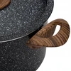 NAVA tradicinis granitinis puodas su NATURE košimo dangteliu 22 cm 4,5l