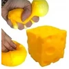 Nawitoys Gniotek Antistresinis sūris 7x7 cm XXL Squishy Geltona Cheese sensorinis žaislas