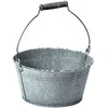 Negilus gėlių vazonas su rankena D20cm H10cm cinkuotas
