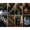 Nela-Styl MILITARY SURVIVAL MEGA SURVIVAL KIT 32in1 Kompaso kišeninio peilio gelbėjimo antklodė