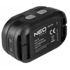 Neo Tools NEO PAKRAUJAMAS PRIEKINIS ŽIBINTAS GALINGAS XPT LED 1200mAH USB-C JUDĖJIMO JETUVAS