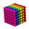 Neocube magnetiniai blokeliai 3D rutuliukai 5mm Vaivorykštė Spalvingas žaislas 216 vnt.