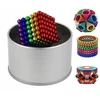 Neocube magnetiniai blokeliai 3D rutuliukai 5mm Vaivorykštė Spalvingas žaislas 216 vnt.