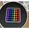 Neocube magnetiniai blokeliai 3D rutuliukai 5mm Vaivorykštė Spalvingas žaislas 216 vnt.
