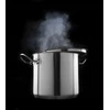 Nerūdijančio plieno puodai 5L HENDI Kitchen Line 20x16cm Puodai su dangteliu