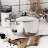 Nerūdijančio plieno puodas Florina Stilio 16 cm 1,6 l su dangteliu dujų indukcija