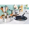 Nerūdijančio plieno puodas + stiklinis dangtis 24 cm pirminis E3084604 Tefal