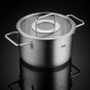 Nerūdijančio plieno puodas su dangčiu FISSLER Pure Collection 20 cm K2