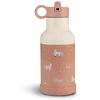 Nerūdijančio plieno termo butelis 350 ml - Vienaragio skaistalai, rožinė citrina