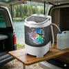 Nešiojama turistinė skalbimo mašina su mini centrifuga 2in1 4kg 15min ekonomiška Adler AD 8056