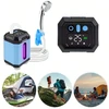NEŠIOJAMAS TURISTINĖS DUŠO BATERIJOS 5400 MAH UV LCD KEMPINGAS